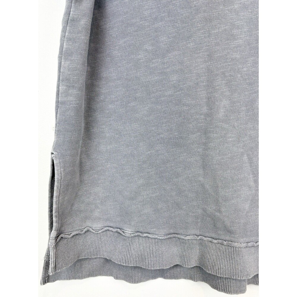 Anthropologie PILCRO SM Sweatshirt Gray Boho Relaxed Cotton - Picture 6 of 12